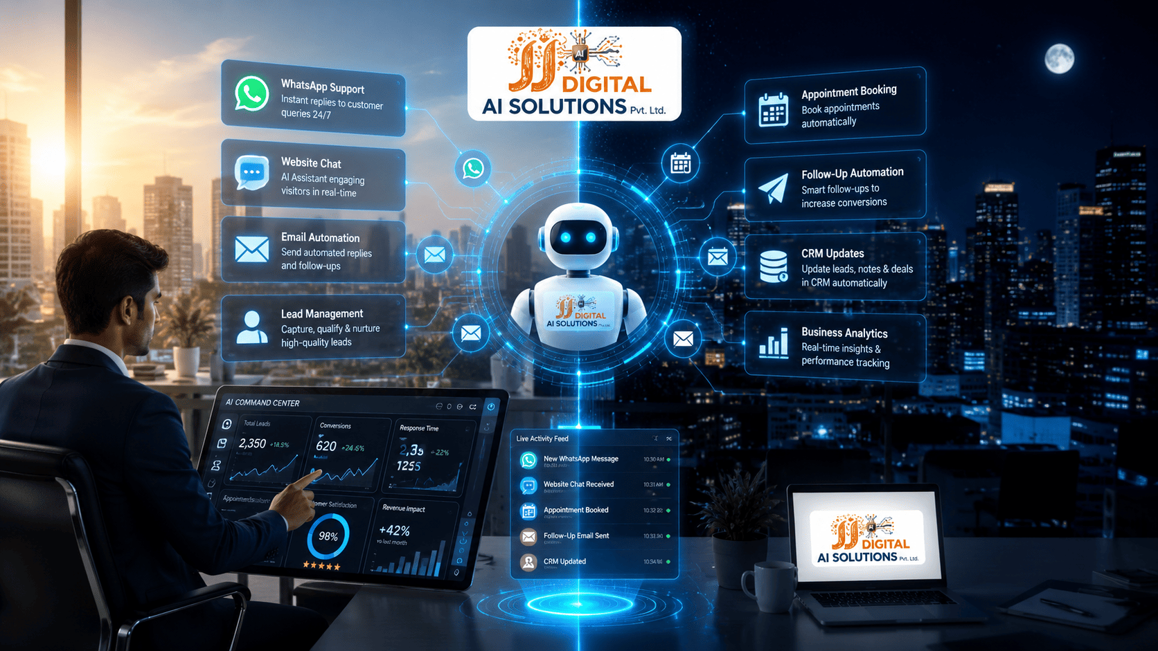 What Is AI Automation? A Simple Guide for Businesses (2026) | JJ Digital
